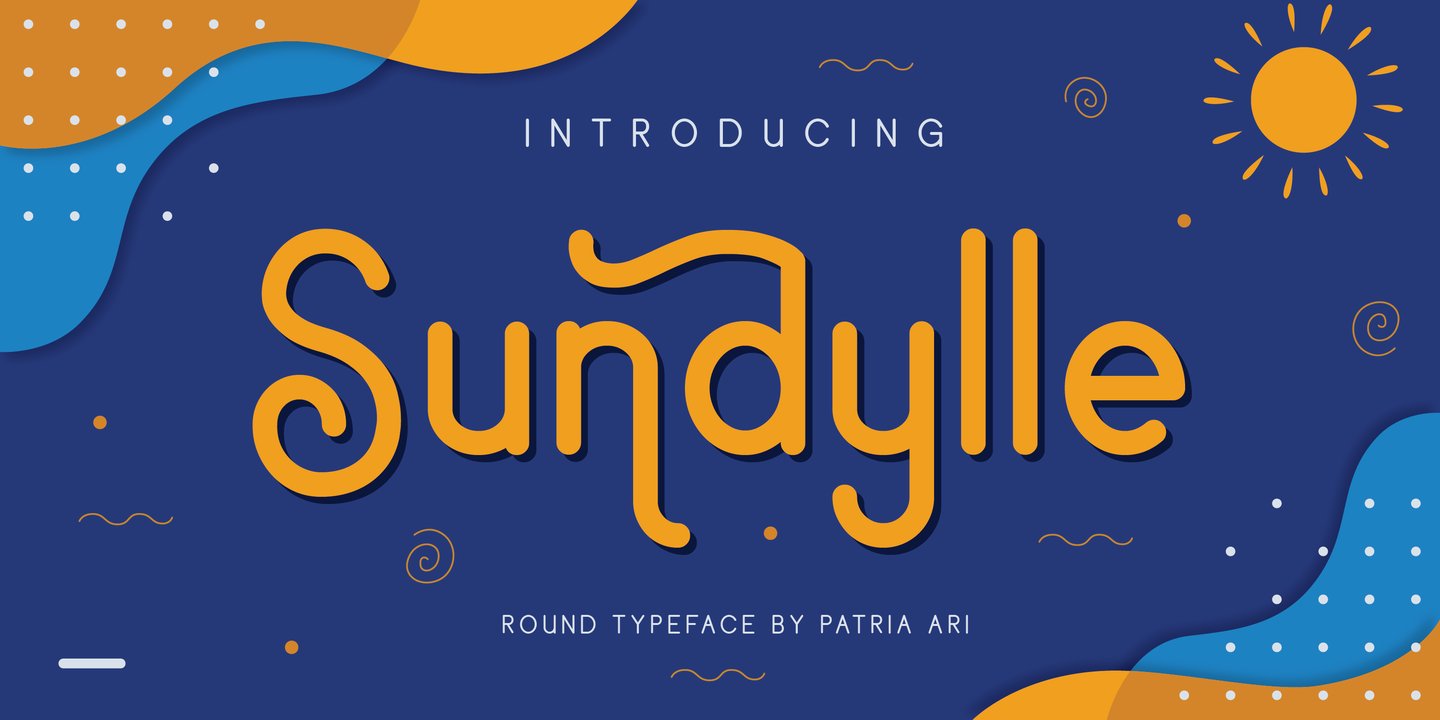 Example font Sundylle #6